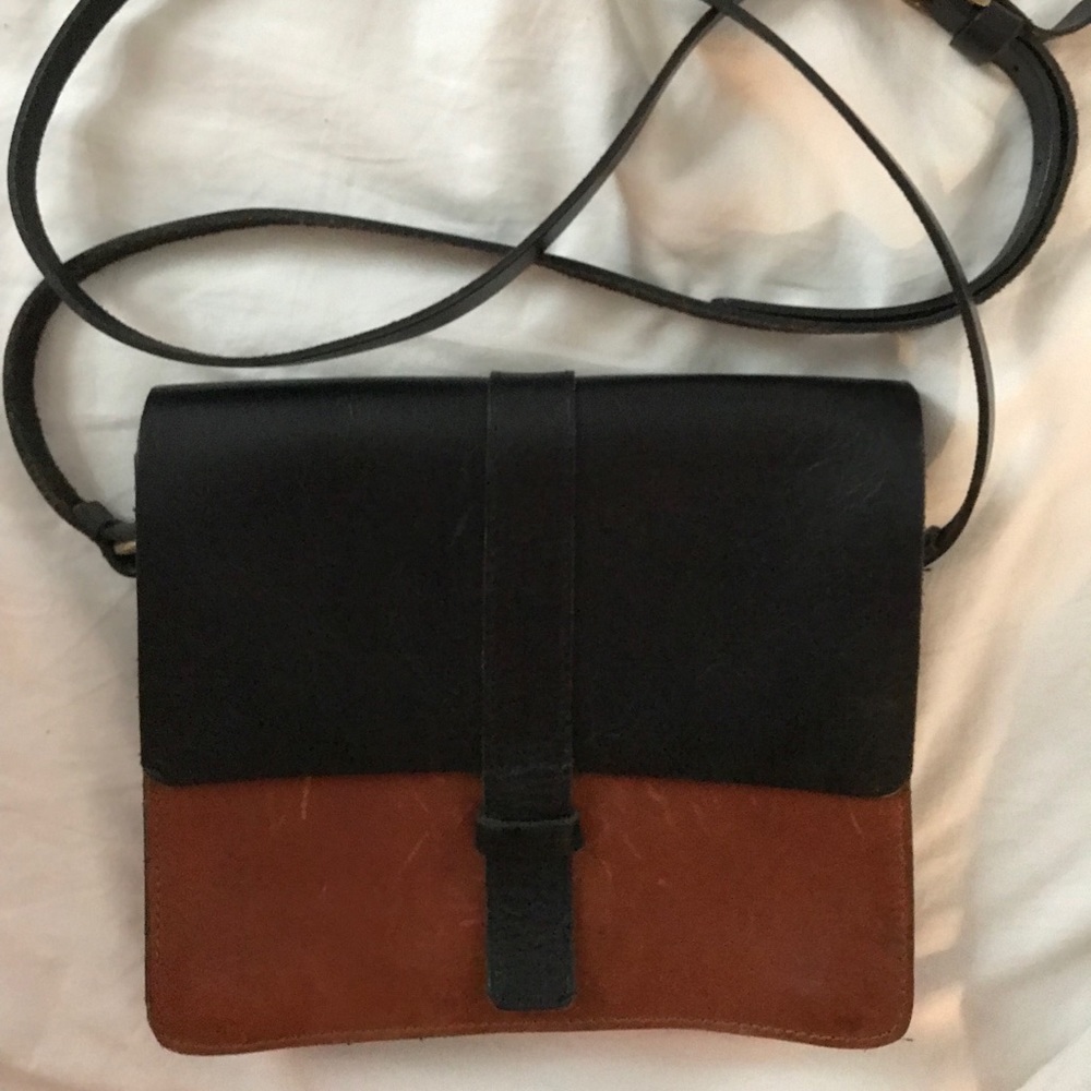 Zara two tone leather purse